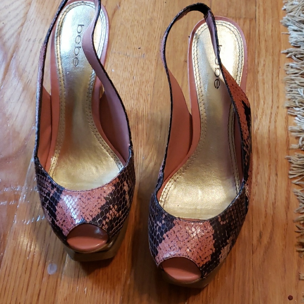 Bebe slingback pumps
